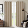 Rideau coupe-lumière oeillets Allegheny 54 po x 95 po (paire) taupe