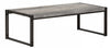 Table à café rectangulaire Gimetri - gris clair