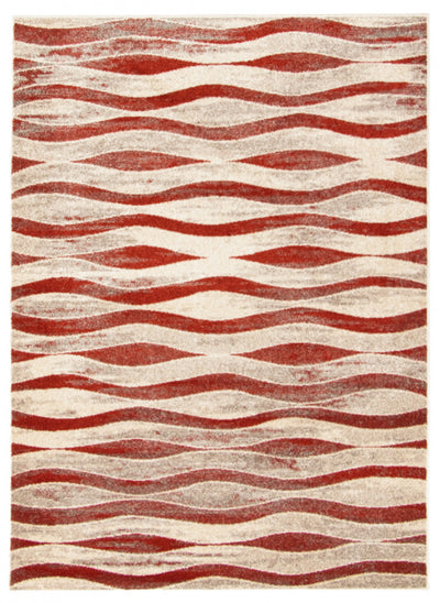 Arusha Ivory / Red 3'11" x 5'7" Area Rug