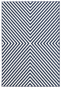 Carpette Dodie bleueivoire 5 pi 3 po x 7 pi 7 po