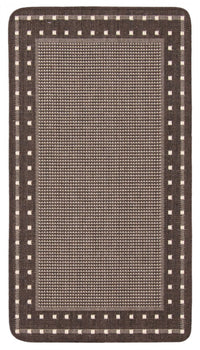 Carpette Clementine chocolat - 2 pi 2 po x 3 pi 11 po