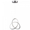 Luminaire suspendu Orion gris à DEL de 15 W