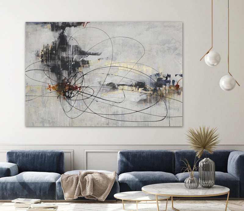 Œuvre d’art murale Giant Art « Mess With The Mind I » 72 x 48
