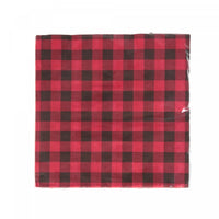 Paquet de 20 grandes serviettes de table à 3 épaisseurs à point à carreaux