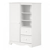 Savannah Commode à porte - Blanc solide