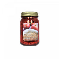 Chandelle de 9,2 oz à arôme de croustade aux pommes dans un pot Mason électroplaqué - ensemble de 2