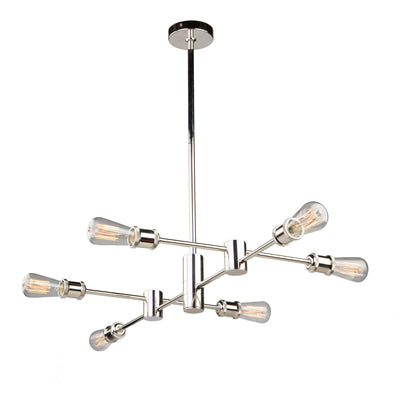 Tribeca 6-Light Black Chandelier 