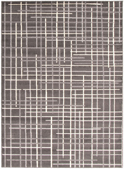 Taite Anthracite Area Rug - 3'11" x 5'7"