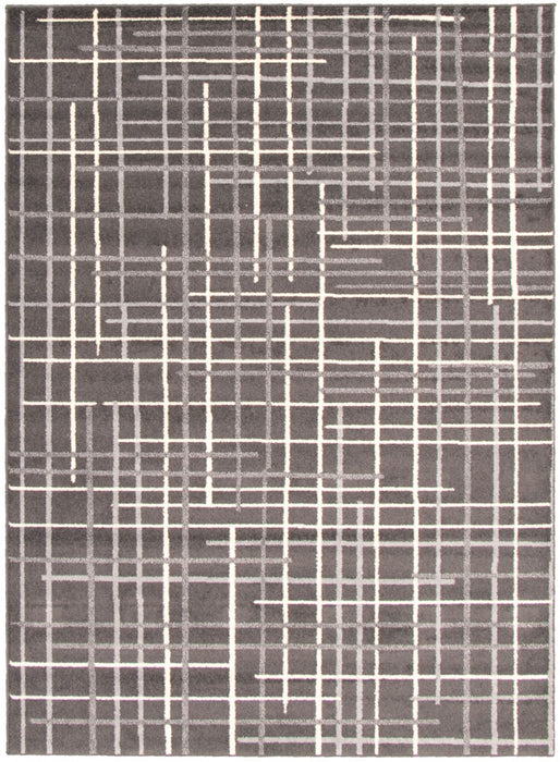 Carpette Taite anthracite - 3 pi 11 pox 5 pi 7 po