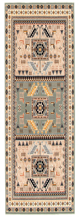 Carpette Quincy bleu sarcelle - 2 pi 8 po x 10 pi 0 po 