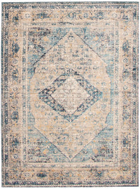Carpette Bolivar Bijar bleu - 5 pi 0 pox 8 pi 0 po
