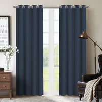 Rideau coupe-lumière oeillets Allegheny 54 po x 95 po (paire) bleu marine