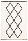 Carpette à poil long Sophia ivoire 3 pi 11 po x 6 pi 0 po
