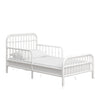 Lit de bambin Ivy Monarch Hill Little Seeds en métal - blanc