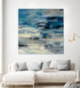 "Indigo Wave" Giant Art 54x54 Wall Art
