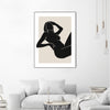 "Untitled" Canvas Framed Black 30x40 Wall Art