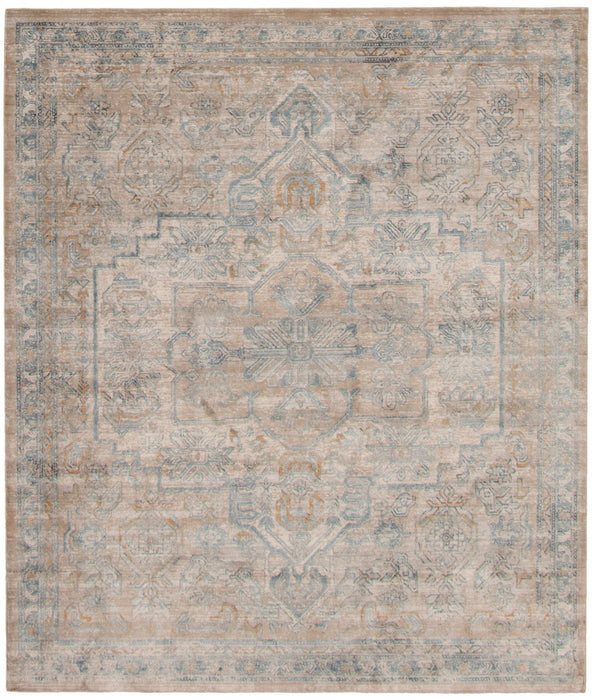 Carpette Baina Heriz beige-gris - 5 pi 3 pox 6 pi 7 po