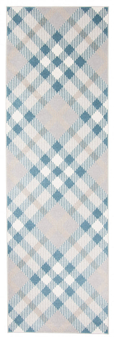 Carpette Kors grise lavable à la machine - 2 pi 6 po x 8 pi 0 po