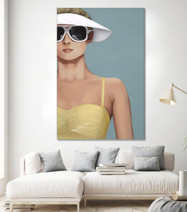 Œuvre d’art murale Giant Art « Glamour Rays » 72 x 48
