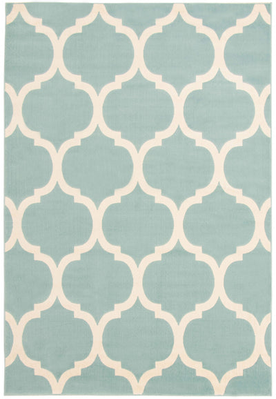 Aliya Aqua 4'7" x 6'7" Area Rug