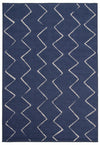Carpette Kimi bleue 4 pi 7 po x 6 pi 7 po