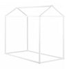 Sweedi Maison de Lit Simple - Blanc solide