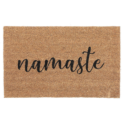 Coir Door Mat Namaste Floormat|Paillasson en fibre de coco « Namaste »