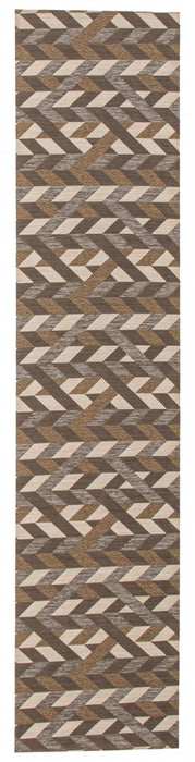 Carpette Bellezza brun foncé 2 pi 2 po x 18 pi 0 po