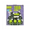 Jeu de 100 lumières à DEL de 5 mm pour l’intérieur et l’extérieur avec ampoules transparentes - ensemble de 2 jeux de lumières de Noël
