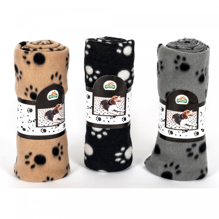Couverture en molleton pour animaux de compagnie 140 x 110 - ensemble de 3