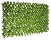 Treillis de PVC extensible 36 po x 72 po avec feuilles de schefflera