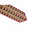 Chemin de table en polyester à motif de camions rouges et arbres