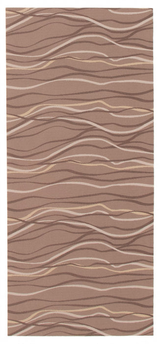 Carpette Bellezza brune 2 pi 2 po x 4 pi 0 po - Ensemble de 2