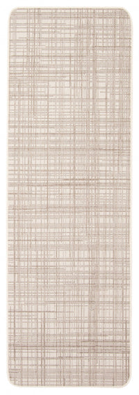 Carpette Panthea ivoire - 2 pi 2 po x 6 pi 7 po