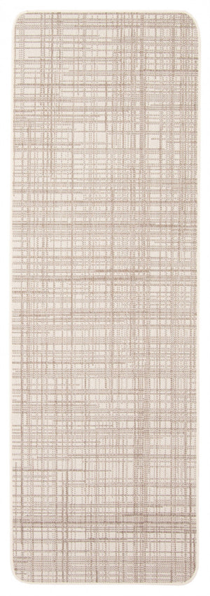 Carpette Panthea ivoire - 2 pi 2 po x 6 pi 7 po