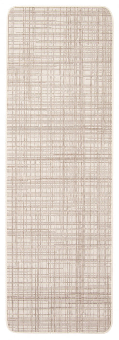 Carpette Panthea ivoire - 2 pi 2 po x 6 pi 7 po