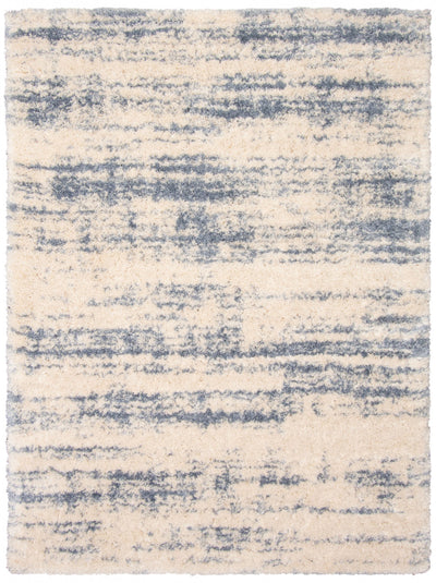 Kei Cream/Light Blue Area Rug - 6'7" x 9'6"