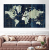 "Old World Map" Giant Art 84x48 Wall Art