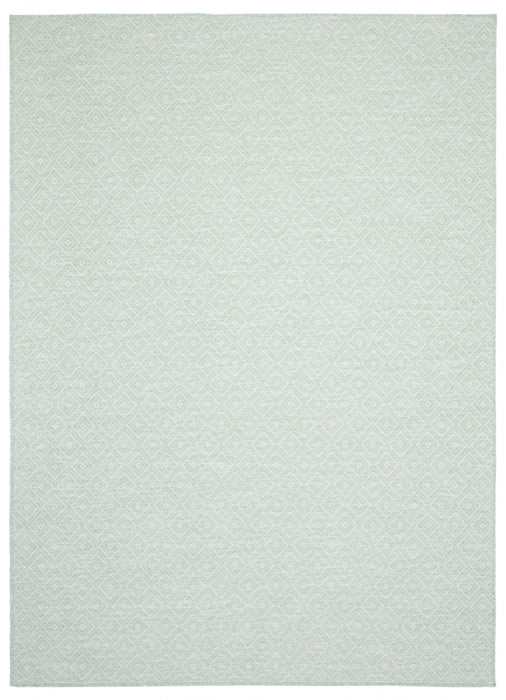 Carpette Neisha Diamond menthe 6 pi 7 po x 9 pi 6 po