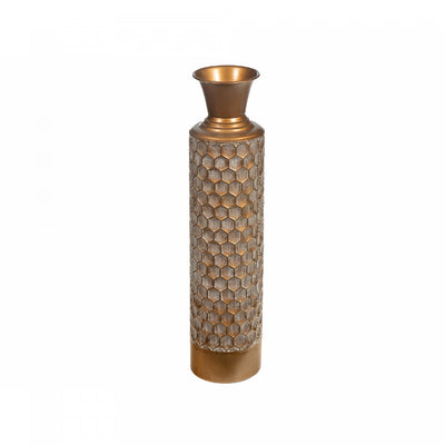 Metal Vase 18" Hunnee Vases|Vase Hunnee 18 po en métal