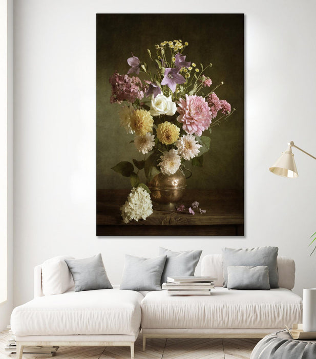 Œuvre d’art murale Giant Art « Bouquet Ii » 72 x 48