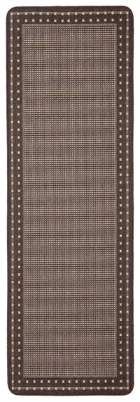 Carpette Clementine chocolat - 2 pi 2 po x 6 pi 7 po