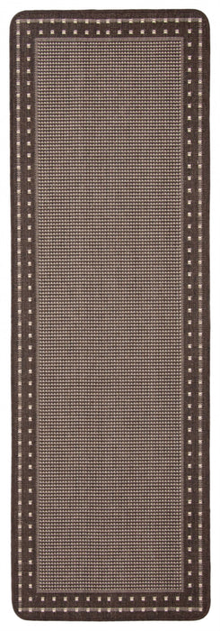 Carpette Clementine chocolat - 2 pi 2 po x 6 pi 7 po