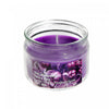 Pot parfumé de 3 oz en verre à arôme de fleurs lilas avec couvercle - ensemble de 4 bougies