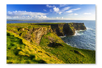  Cliffs Of Moher In Ireland At Sunny Day 24 po x 36 po : Cadre d'art mural et panneau de tissu