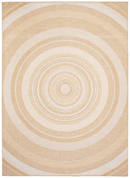 Carpette Neisha Modern dorée 6 pi 7 po x 9 pi 6 po