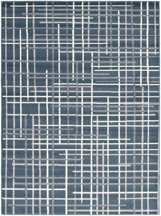 Carpette Taite couleur pétrole - 7 pi 10 pox 10 pi 2 po