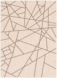 Carpette Sadie Abstract argent-noir - 7 pi 10 pox 10 pi 2 po