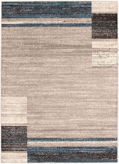 Aya Grey-Blue Area Rug - 7'10" x 10'2"