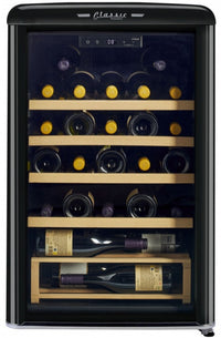  Réfrigérateur à vin Classic Rétro par Unique de 28 bouteilles - UGP-125CR WF B 